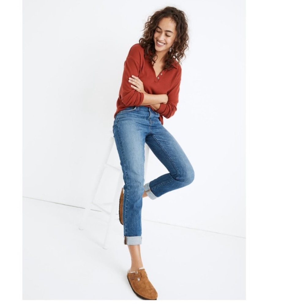 Madewell | The High-Rise Slim Boyjean Jean Size 30